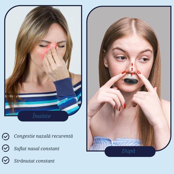 Aparat terapie nazală pentru sinuzite,rinite, alergii și răceli